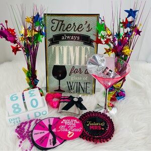 3/$21, Future Mrs. Pink and Black Party Set